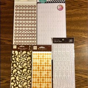 BRAND NEW LOT OF 5 CARDSTOCK/SCRAPBOOK/SPECIALTY